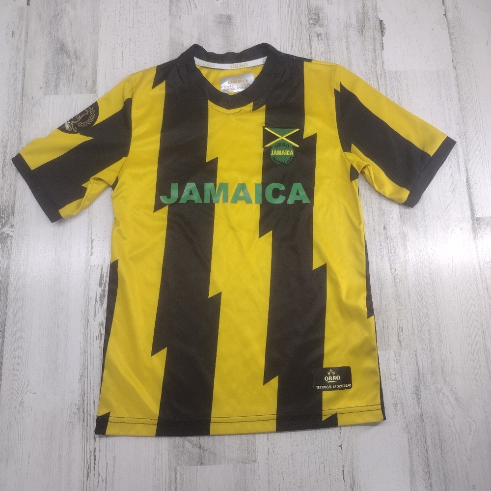 Orro Dri-Fit Jamaica Soccer Jersey Kids Size Small 6-8